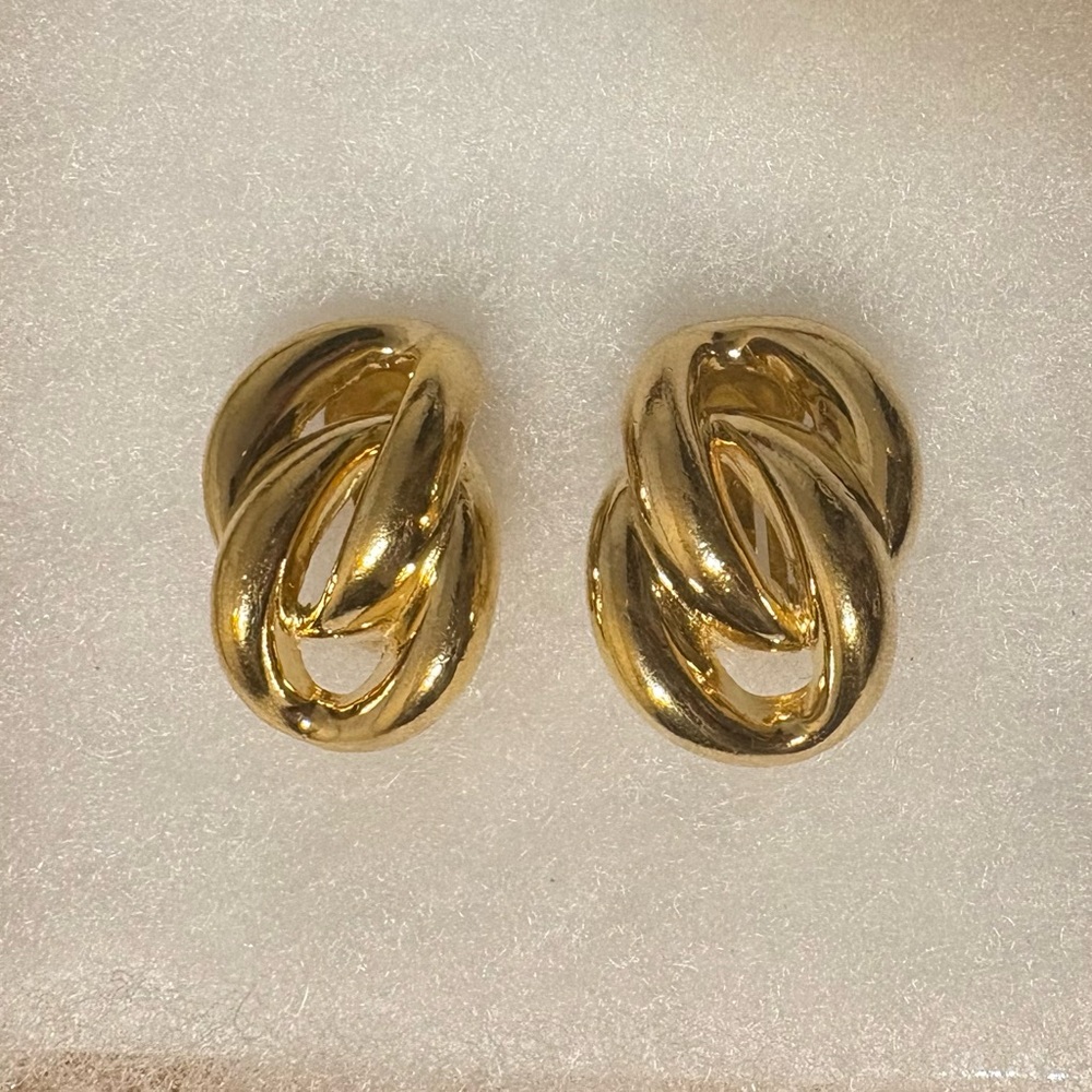 Christian Dior Vintage Grande Love Knot earrings - Picture 4 of 6